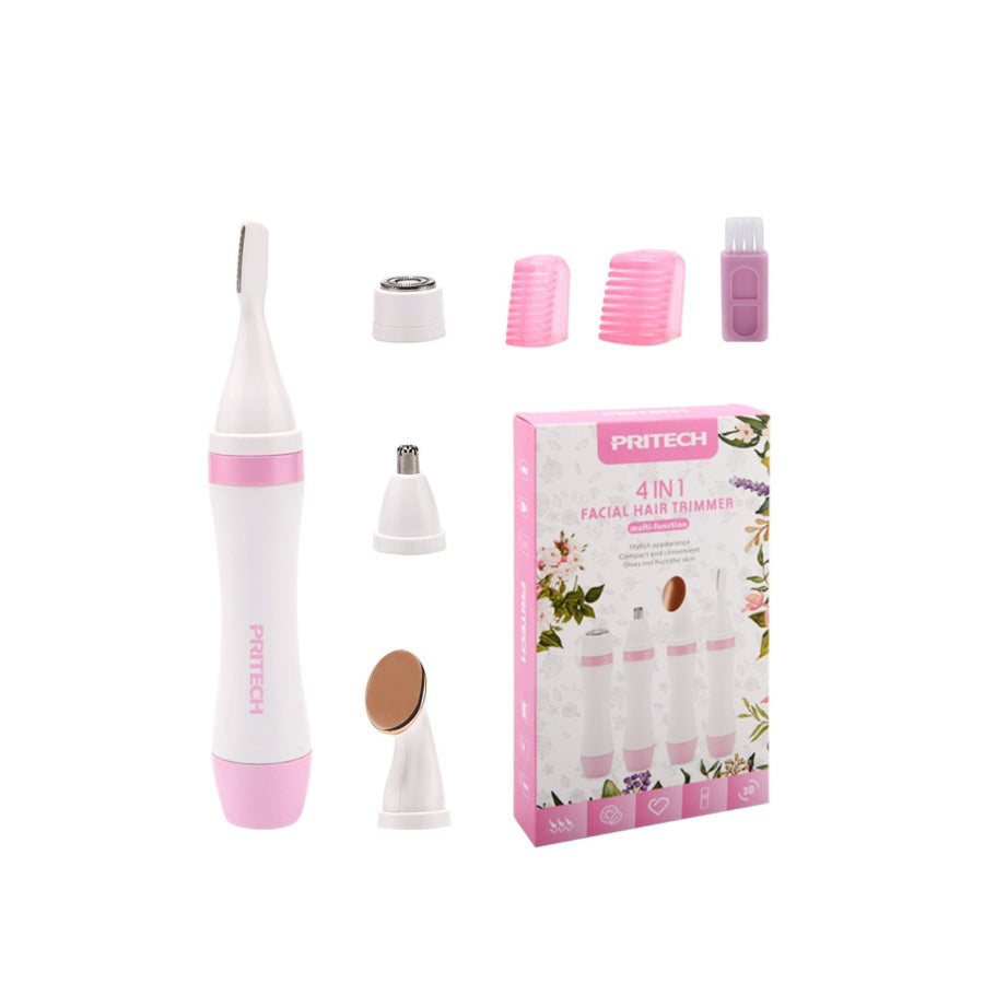 4-in-1 Nose Hair Trimmer Pink / ONESIZE Apparel and Accessories