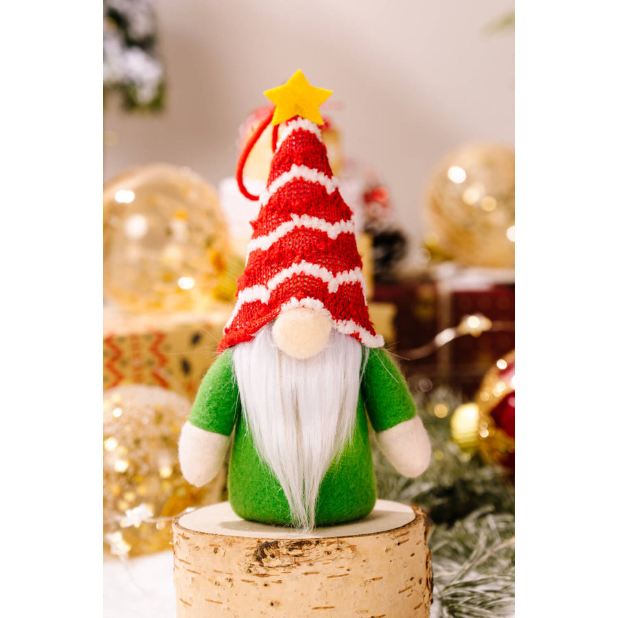 4-Pack Christmas Light-Up Faceless Gnome Hanging Widgets Red Stripe/Green Stripe/Red/Green / One Size/4 Pack Apparel and Accessories