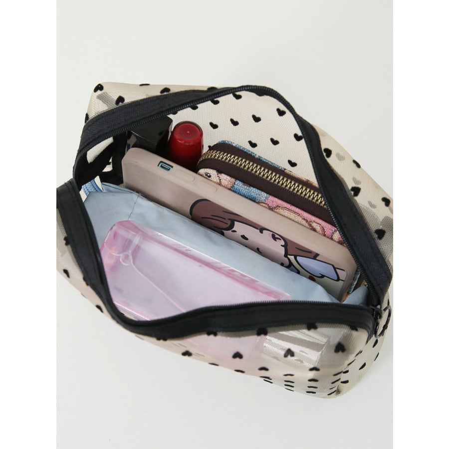 4- Piece Heart Polyester Storage Bag Apparel and Accessories