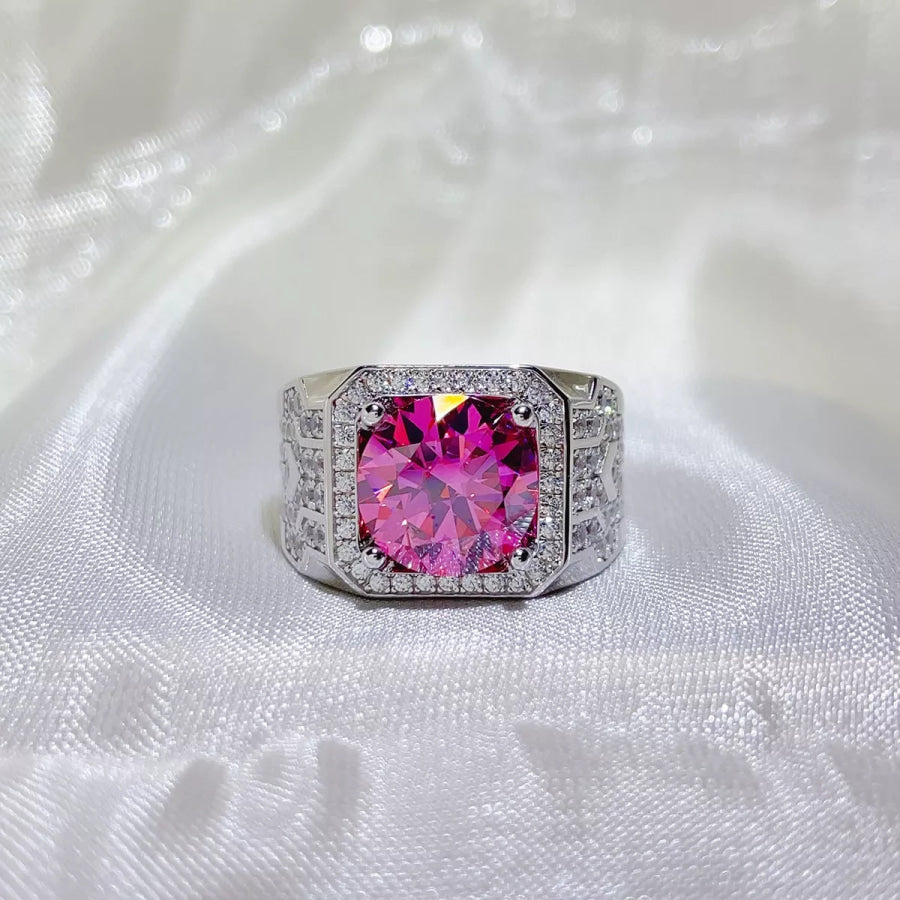 5 Carat 925 Sterling Silver Moissanite Ring Apparel and Accessories