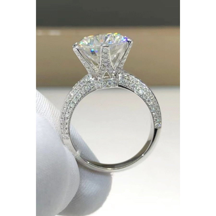 5 Carat Moissanite 6-Prong Ring