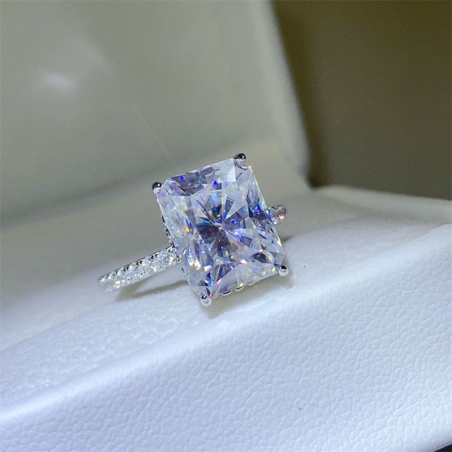 5 Carat Moissanite Zircon 925 Sterling Silver Ring Apparel and Accessories