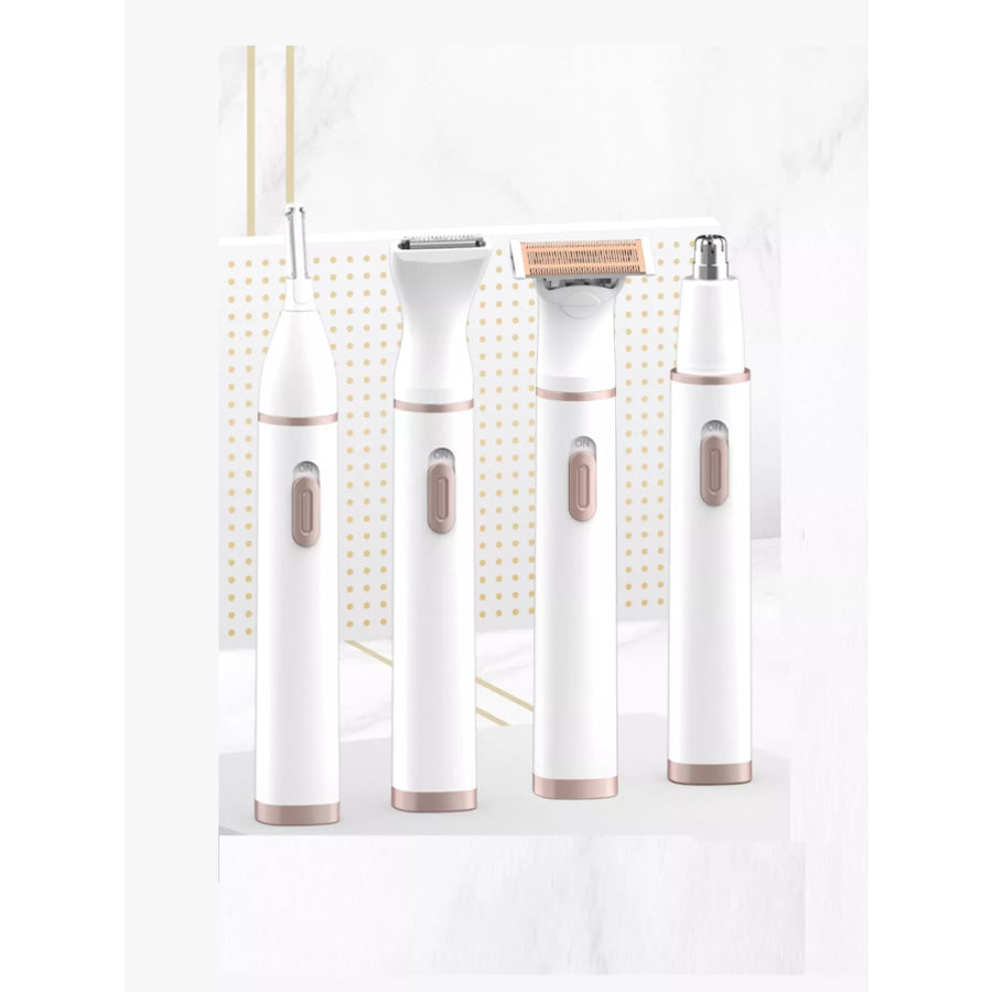 5-in-1 Rechargeable Hair Removal White / ONESIZE Apparel and Accessories