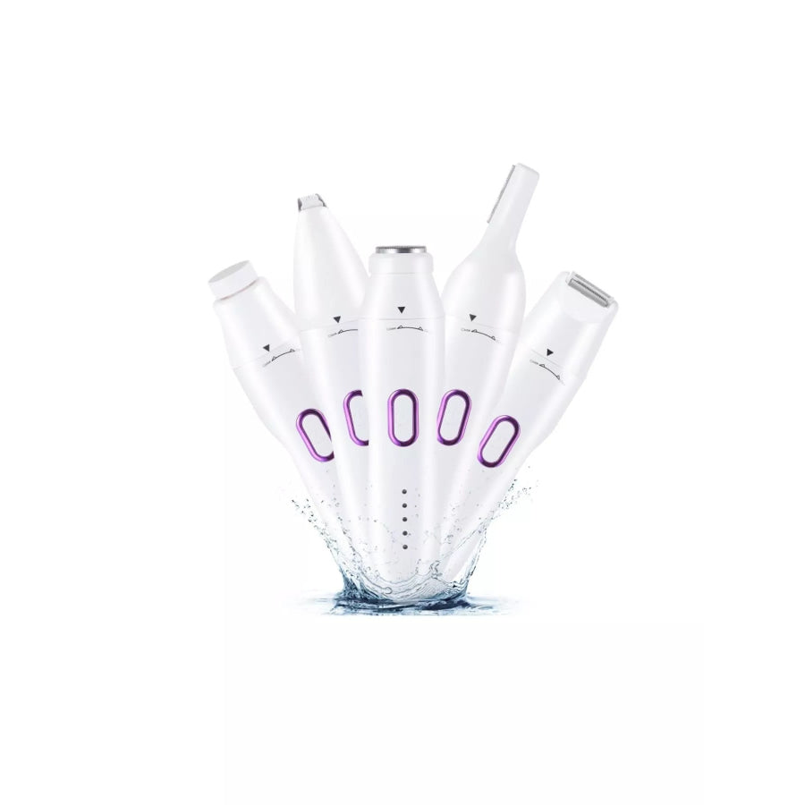 5-in-1 USB Rechargeable Portable Hair Trimmer White / One Size Apparel and Accessories