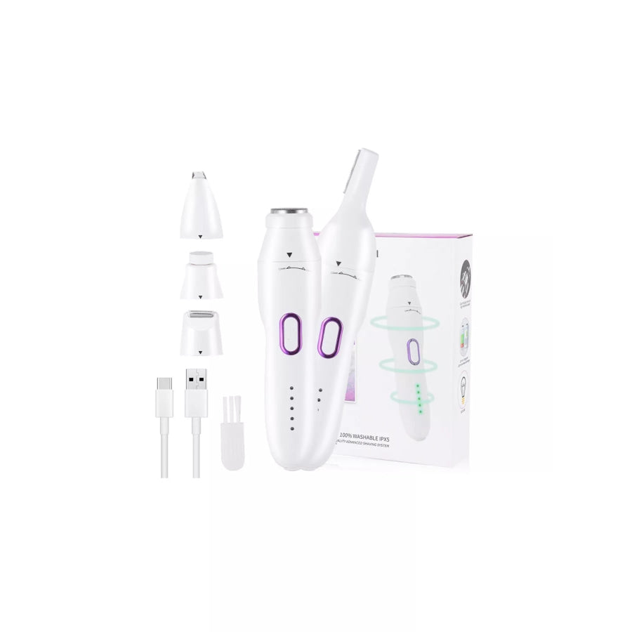 5-in-1 USB Rechargeable Portable Hair Trimmer White / One Size Apparel and Accessories