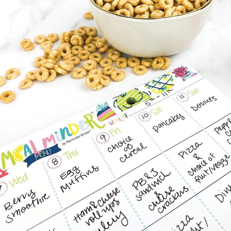 52-Week Meal Minder® Weekly Menu Planner Pad Pads