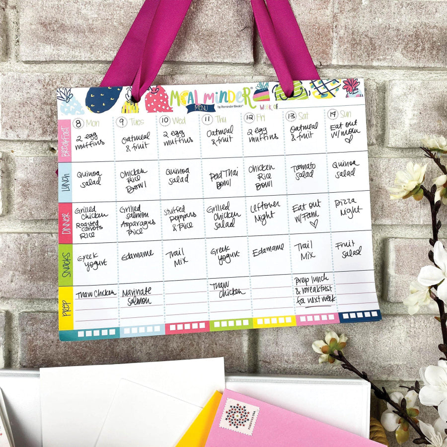 52-Week Meal Minder® Weekly Menu Planner Pad Pads