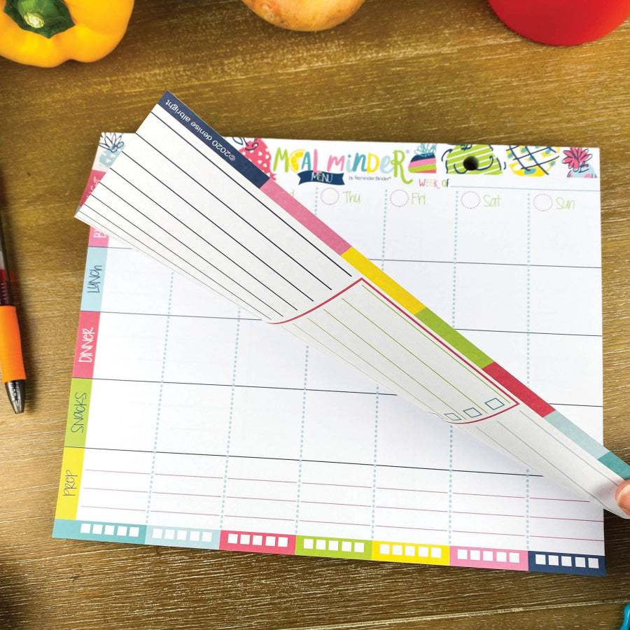 52-Week Meal Minder® Weekly Menu Planner Pad Pads