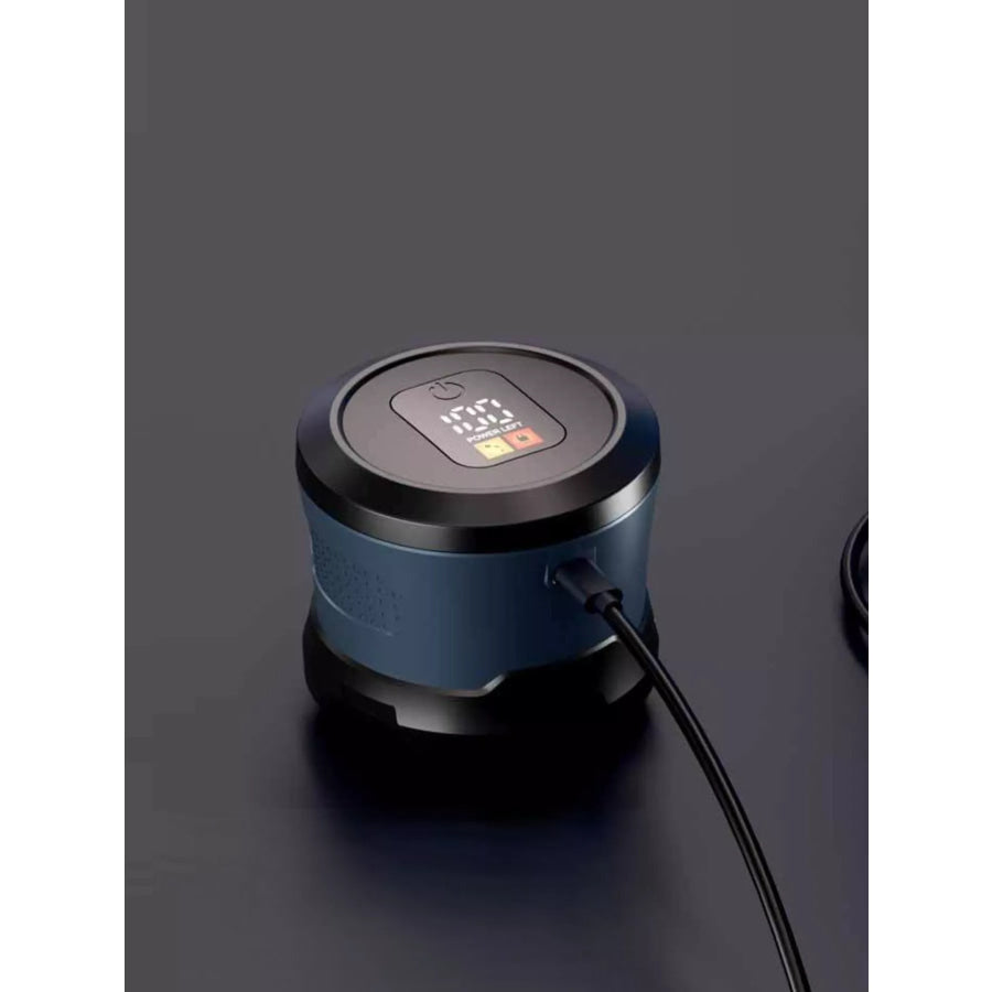 6-Blade Rechargeable Head Shaver Blue / One Size Apparel and Accessories