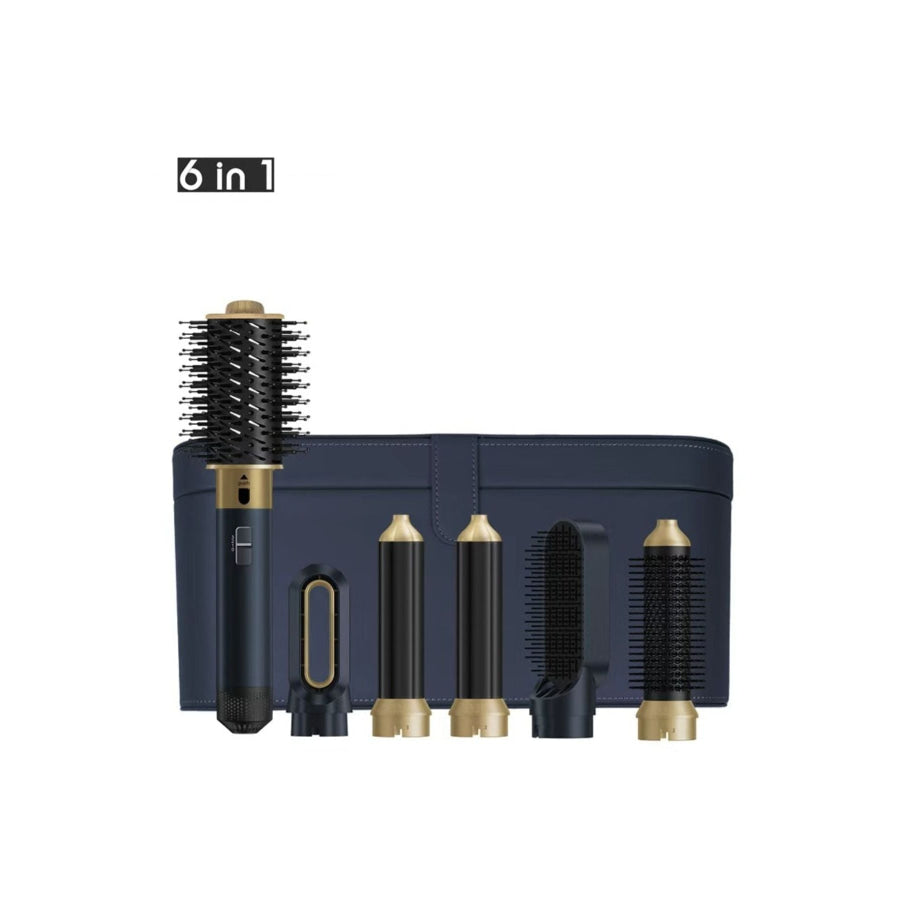 6-in-1 Interchangeable Curling Iron Set Navy / European plug Apparel and Accessories