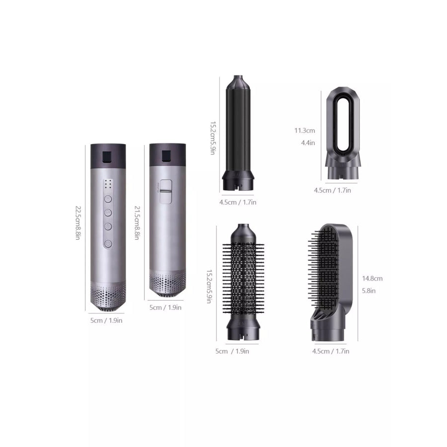 6-in-1 Interchangeable Head Curling Iron Apparel and Accessories
