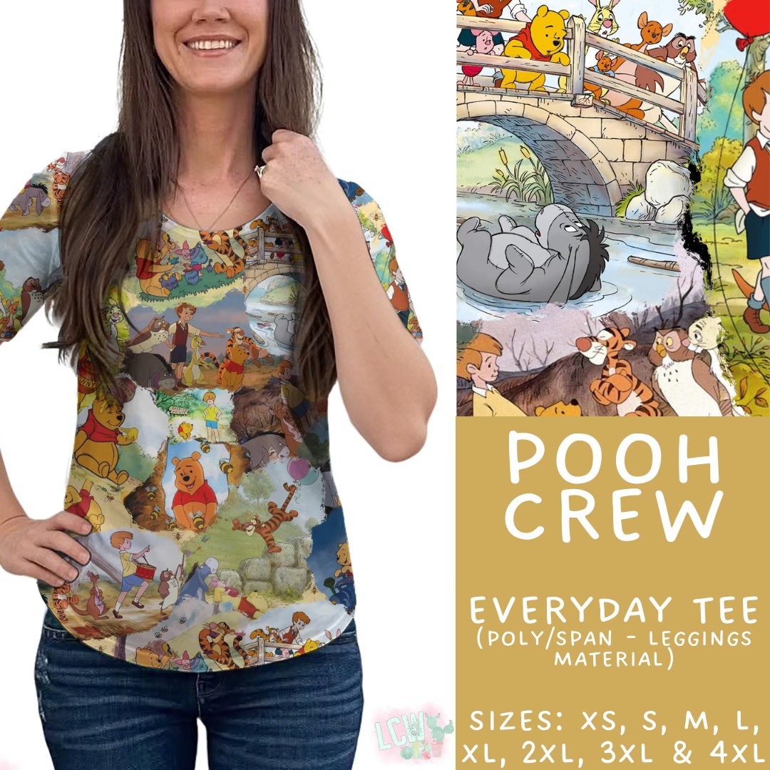 Preorder Custom Everyday Tee - Pooh Crew - Closes 5 Jan - ETA late Mar 2026