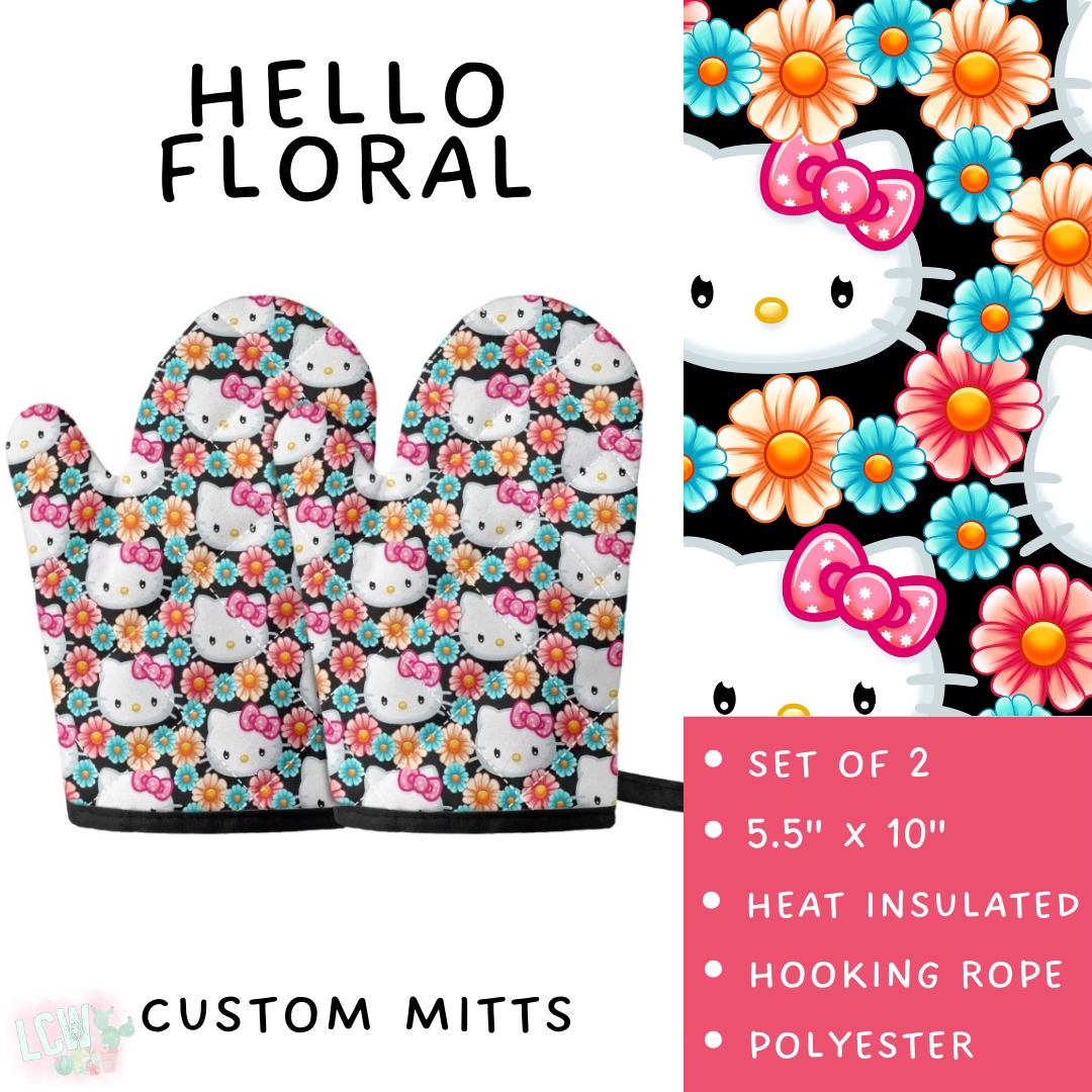 Preorder Custom Aprons and Oven Mitts - Hello Floral - Closes 14 Jan - ETA late Mar 2026