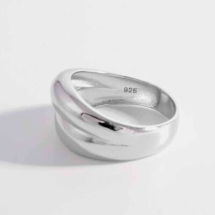 925 Sterling Silver Bulging Ring Apparel and Accessories