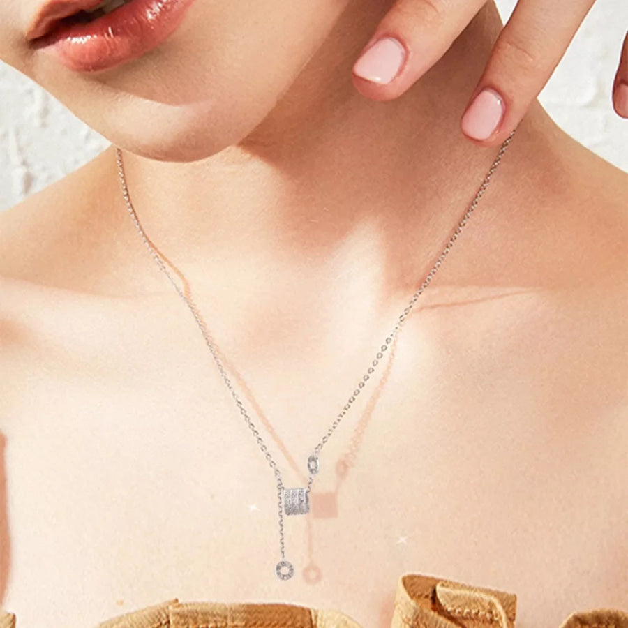 925 Sterling Silver Chain Necklace Silver / One Size Apparel and Accessories