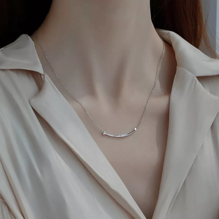 925 Sterling Silver Chain Necklace Silver / One Size Apparel and Accessories