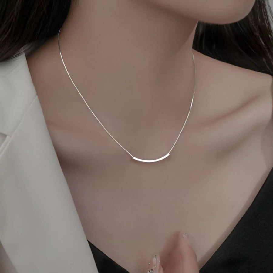 925 Sterling Silver Chain Necklace Silver / One Size Apparel and Accessories