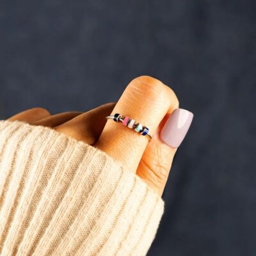 925 Sterling Silver Oil Drip Ring Apparel and Accessories