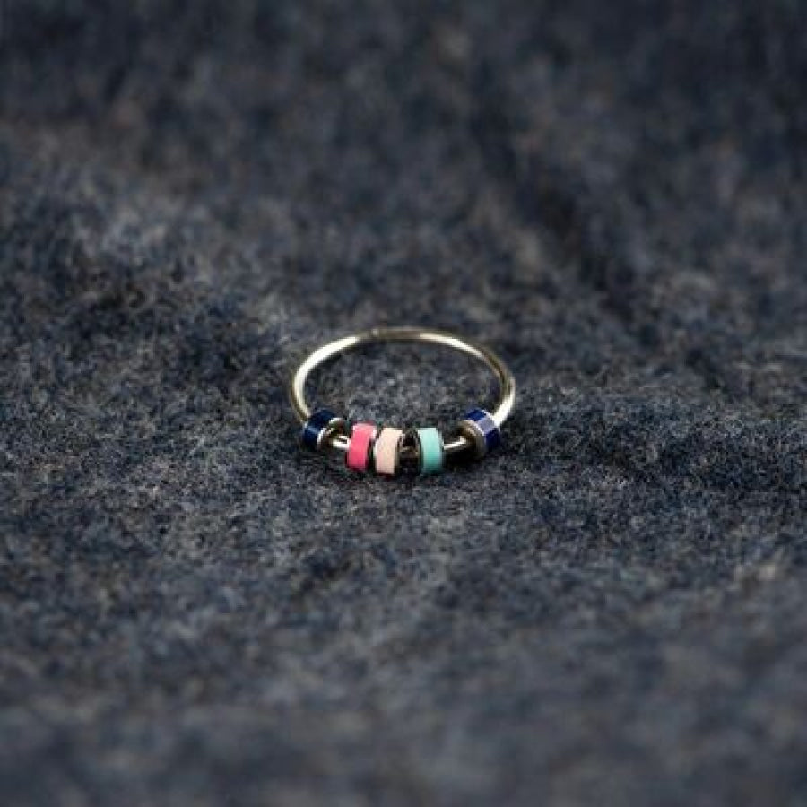 925 Sterling Silver Oil Drip Ring Apparel and Accessories