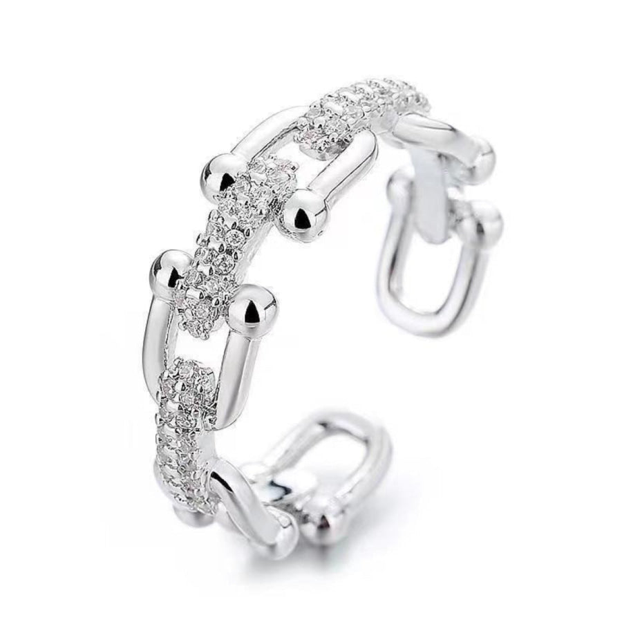 925 Sterling Silver Open Ring Apparel and Accessories
