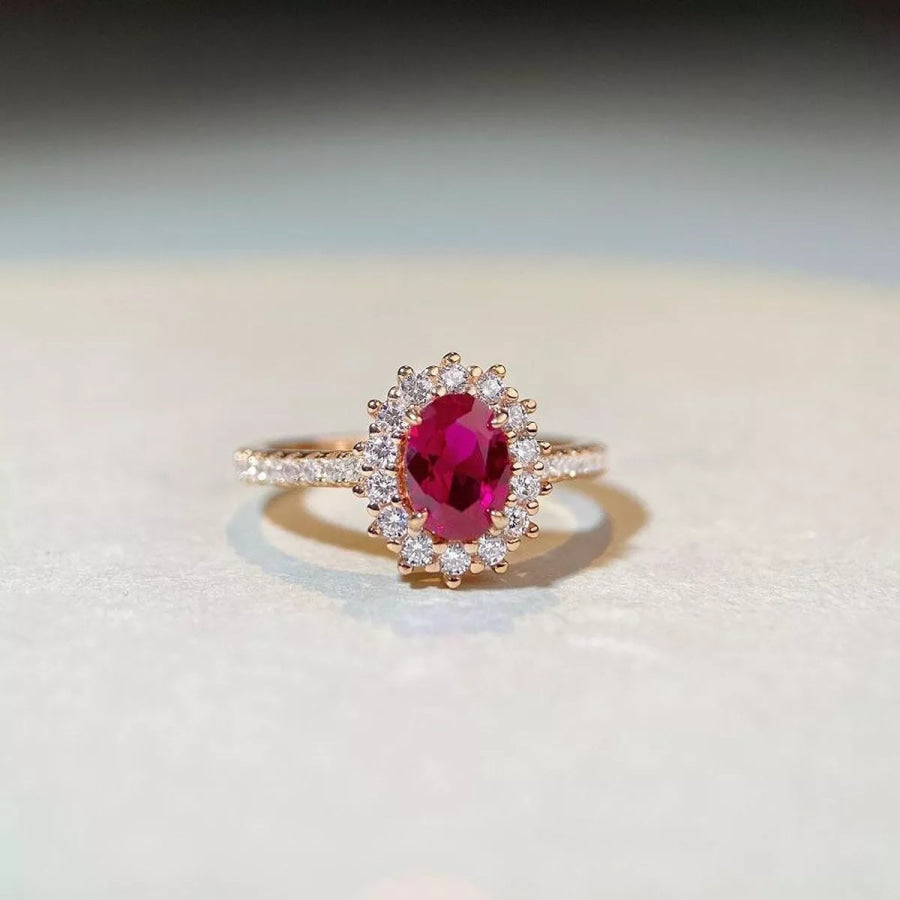 925 Sterling Silver Oval Ring Apparel and Accessories