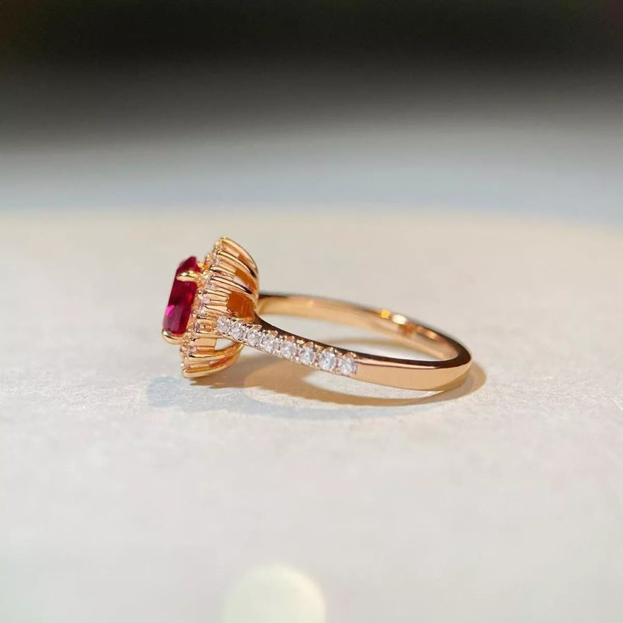 925 Sterling Silver Oval Ring Apparel and Accessories