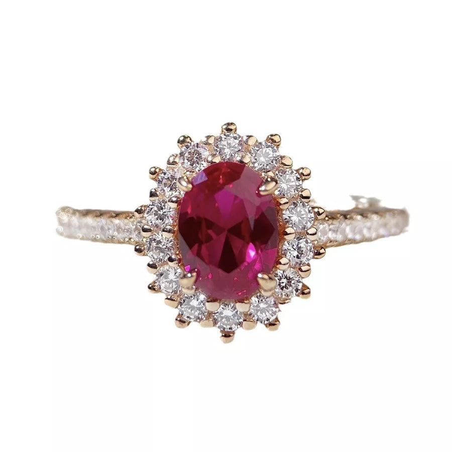 925 Sterling Silver Oval Ring Apparel and Accessories