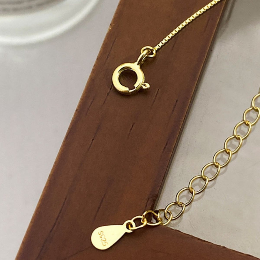 925 Sterling Silver Pearl Pendant Necklace Apparel and Accessories