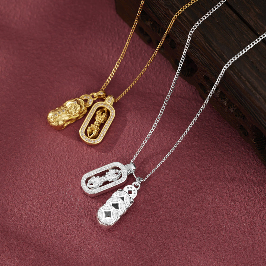925 Sterling Silver Pendant Necklace Apparel and Accessories