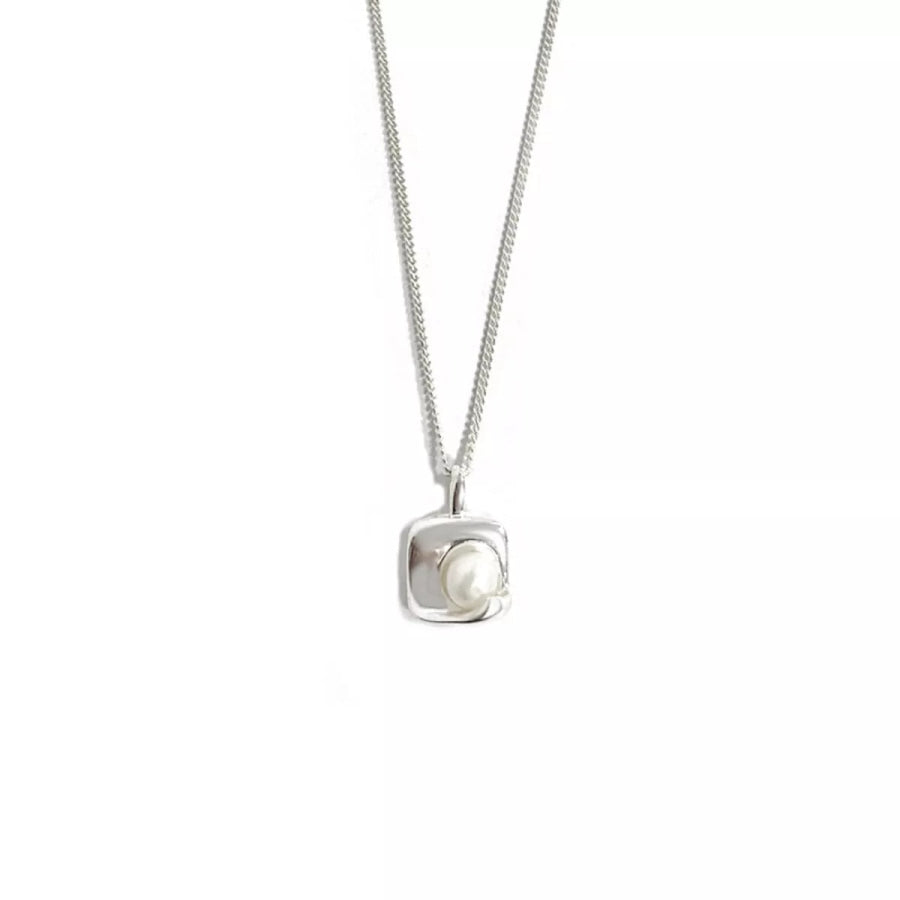 925 Sterling Silver Pendant Necklace Silver / One Size Apparel and Accessories