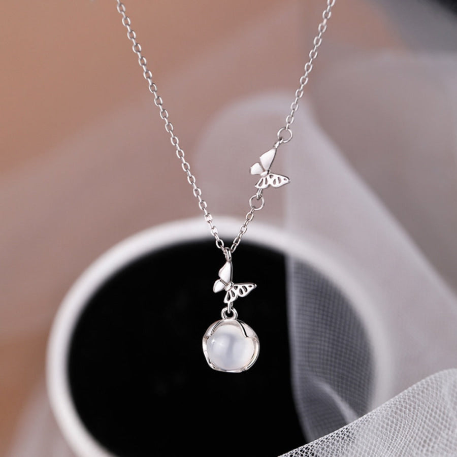 925 Sterling Silver Pendant Necklace Silver / One Size Apparel and Accessories