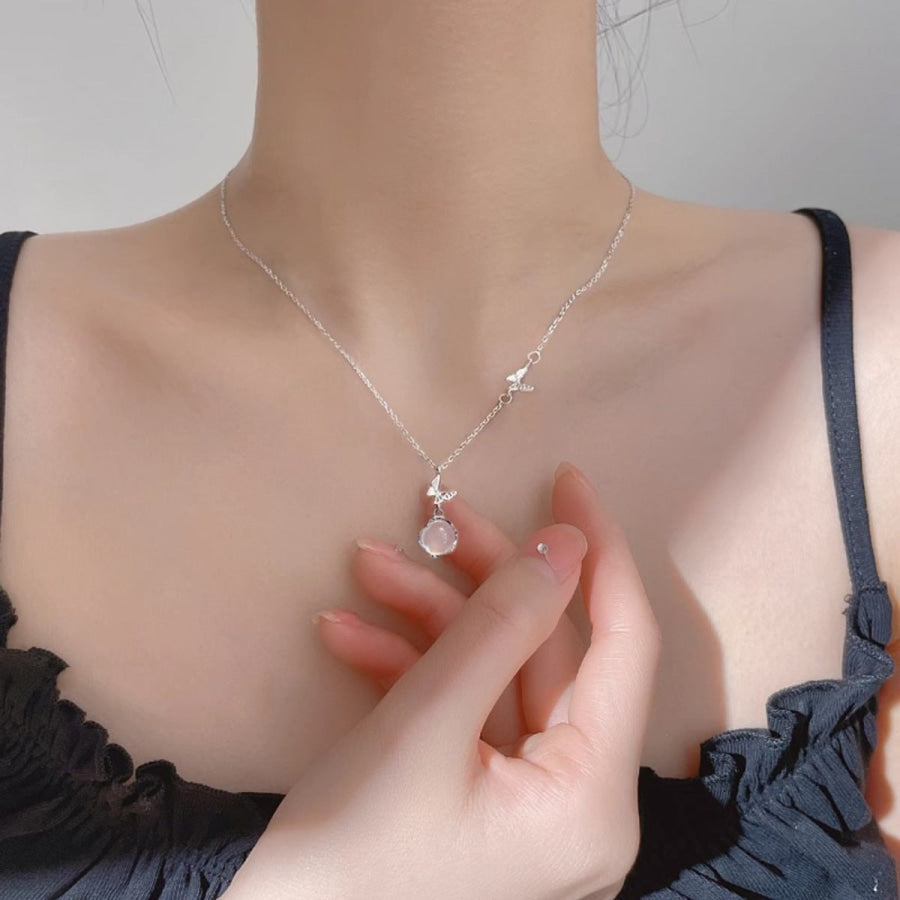 925 Sterling Silver Pendant Necklace Silver / One Size Apparel and Accessories