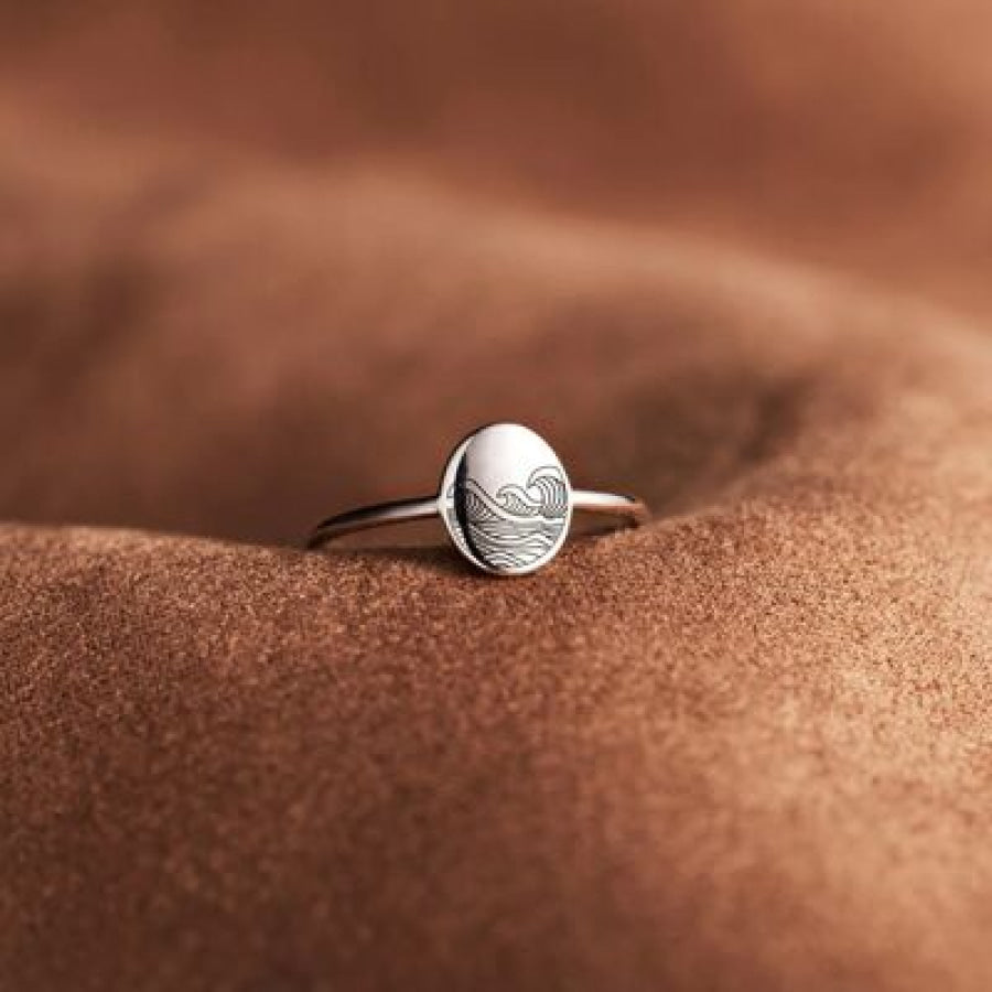 925 Sterling Silver Signet Ring Apparel and Accessories