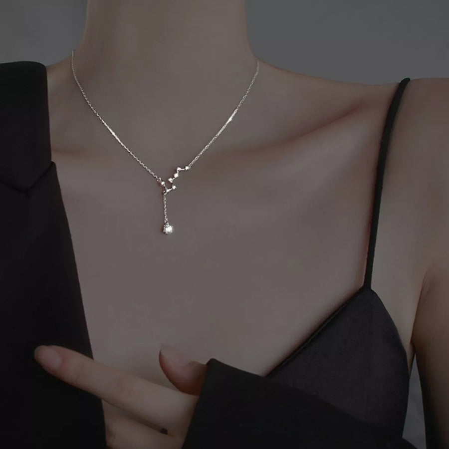 925 Sterling Silver Star Necklace Apparel and Accessories