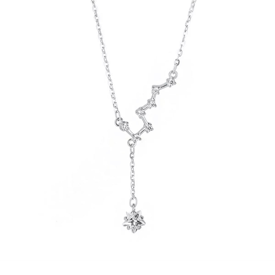 925 Sterling Silver Star Necklace Apparel and Accessories