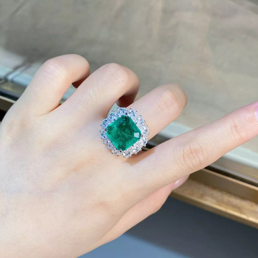 925 Sterling Silver Zircon Ring Apparel and Accessories