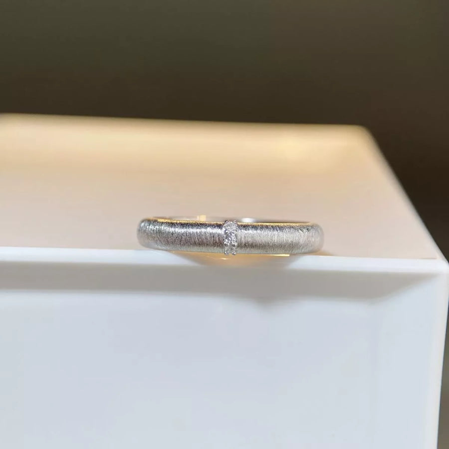 925 Sterling Silver Zircon Ring Apparel and Accessories