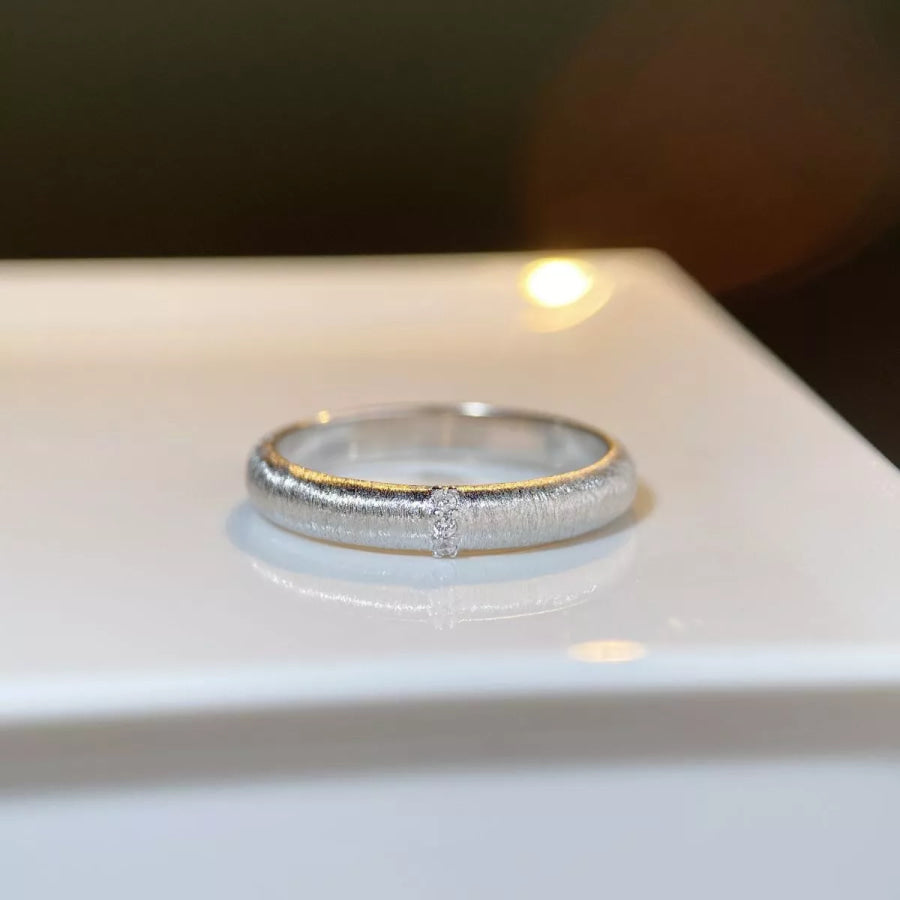 925 Sterling Silver Zircon Ring Apparel and Accessories