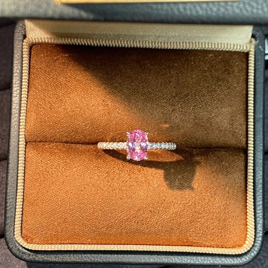 925 Sterling Silver Zircon Ring Apparel and Accessories