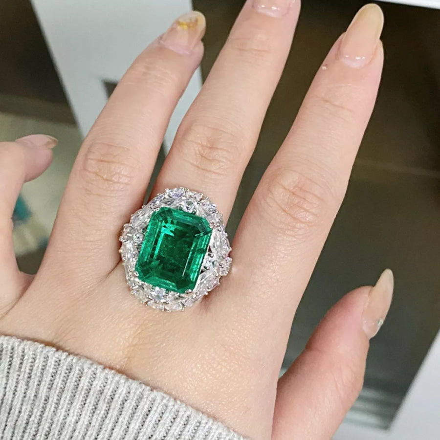 925 Sterling Silver Zircon Ring Apparel and Accessories