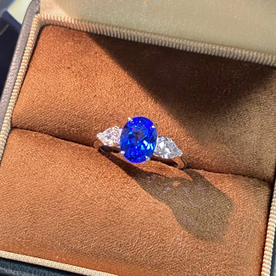 925 Sterling Silver Zircon Ring Apparel and Accessories