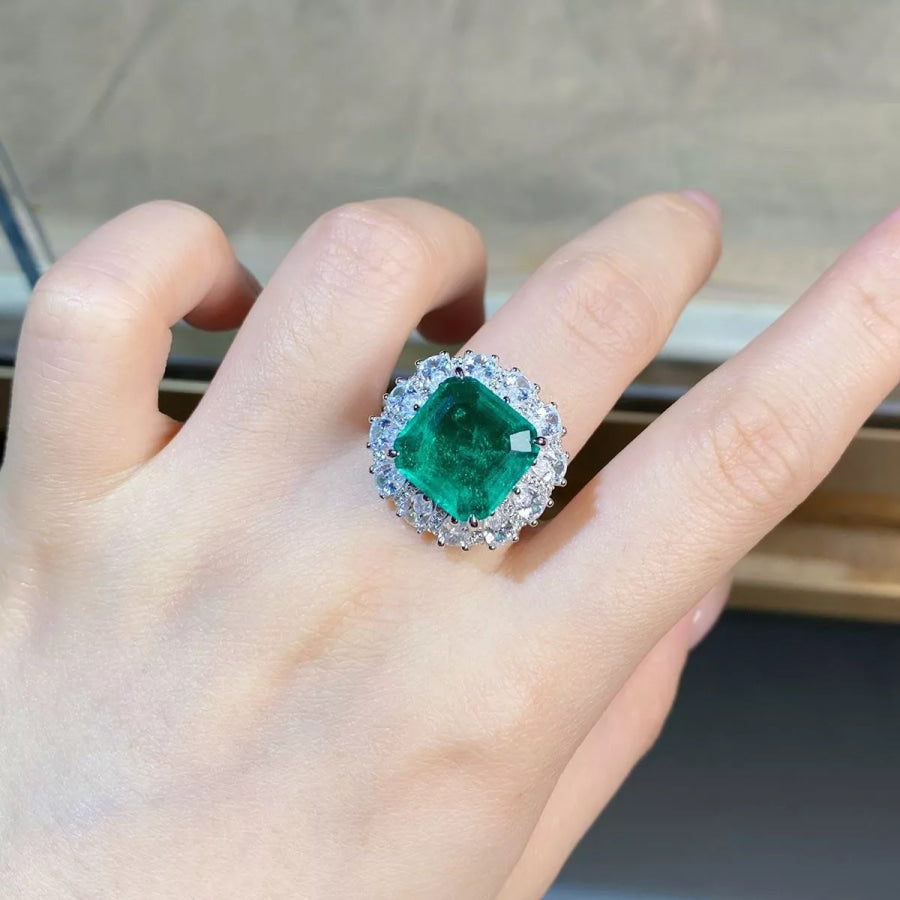 925 Sterling Silver Zircon Ring Apparel and Accessories