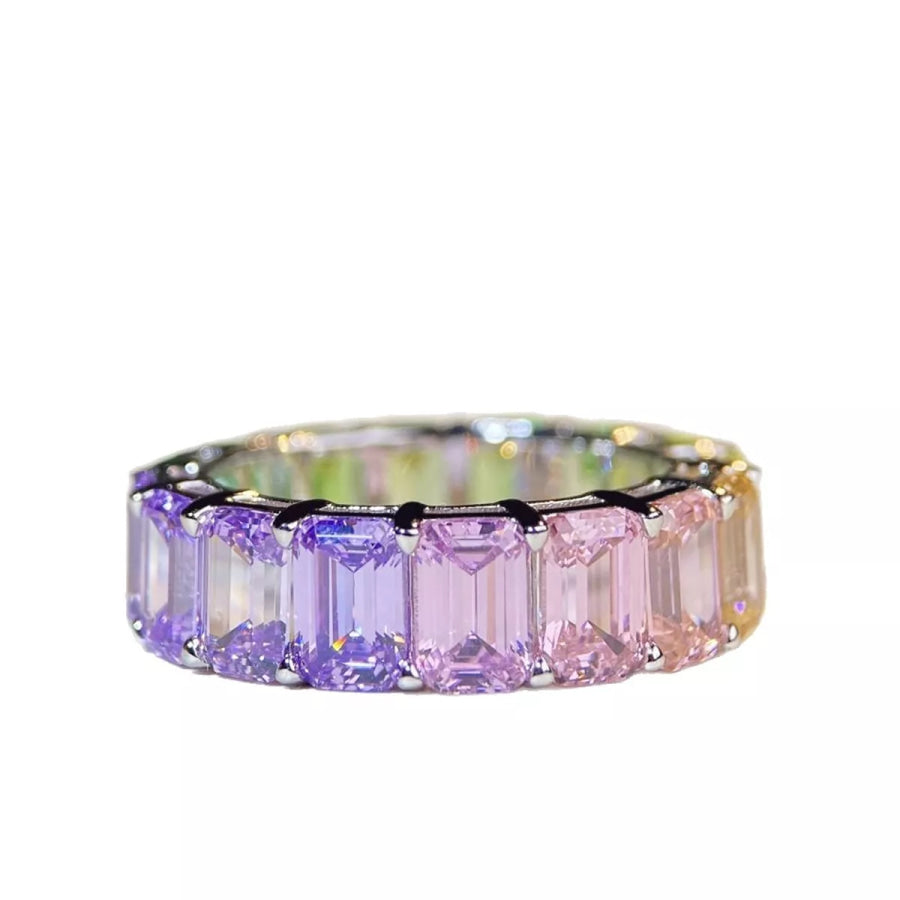 925 Sterling Silver Zircon Ring Apparel and Accessories