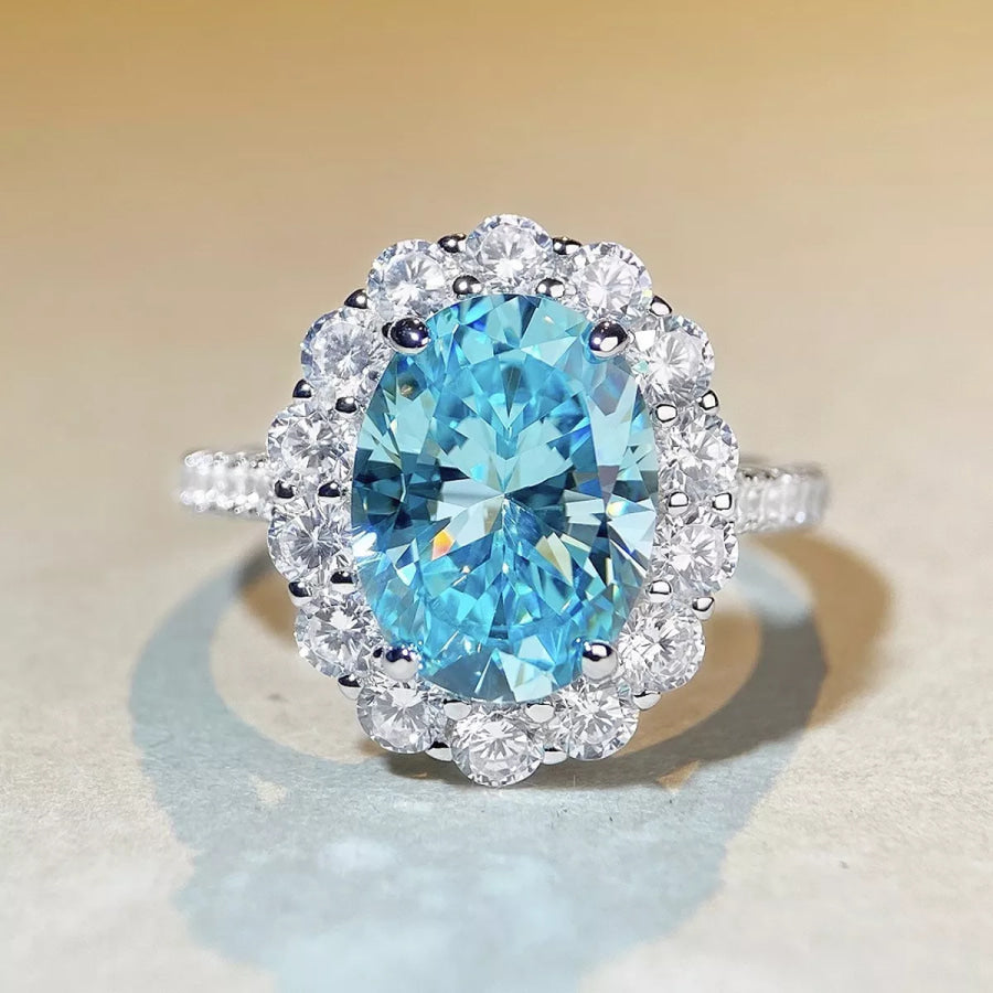 925 Sterling Silver Zircon Ring Apparel and Accessories