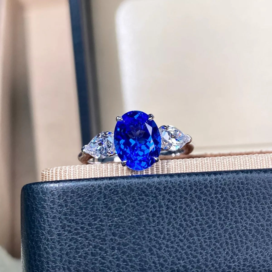 925 Sterling Silver Zircon Ring Apparel and Accessories