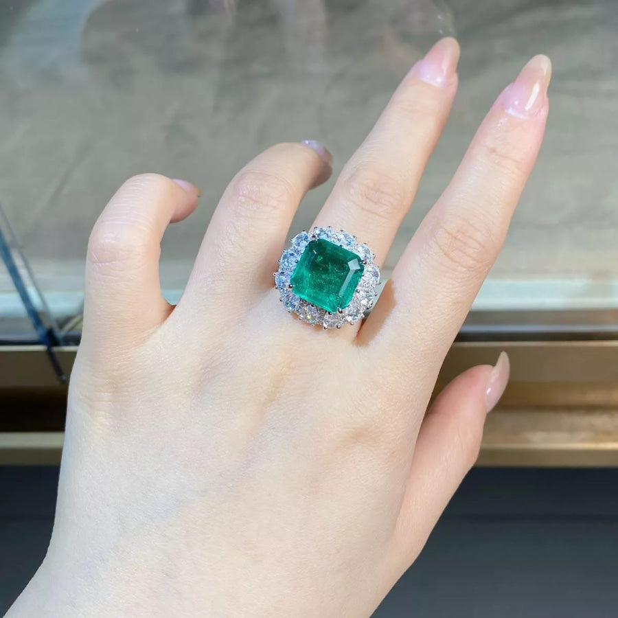 925 Sterling Silver Zircon Ring Apparel and Accessories