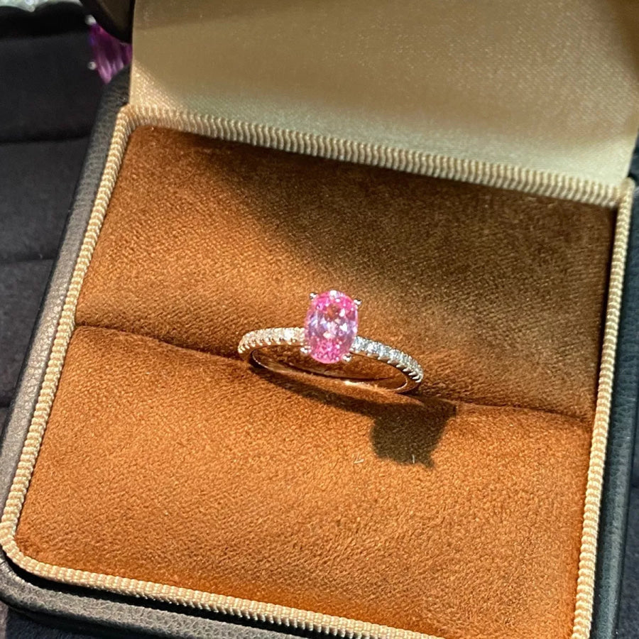925 Sterling Silver Zircon Ring Apparel and Accessories