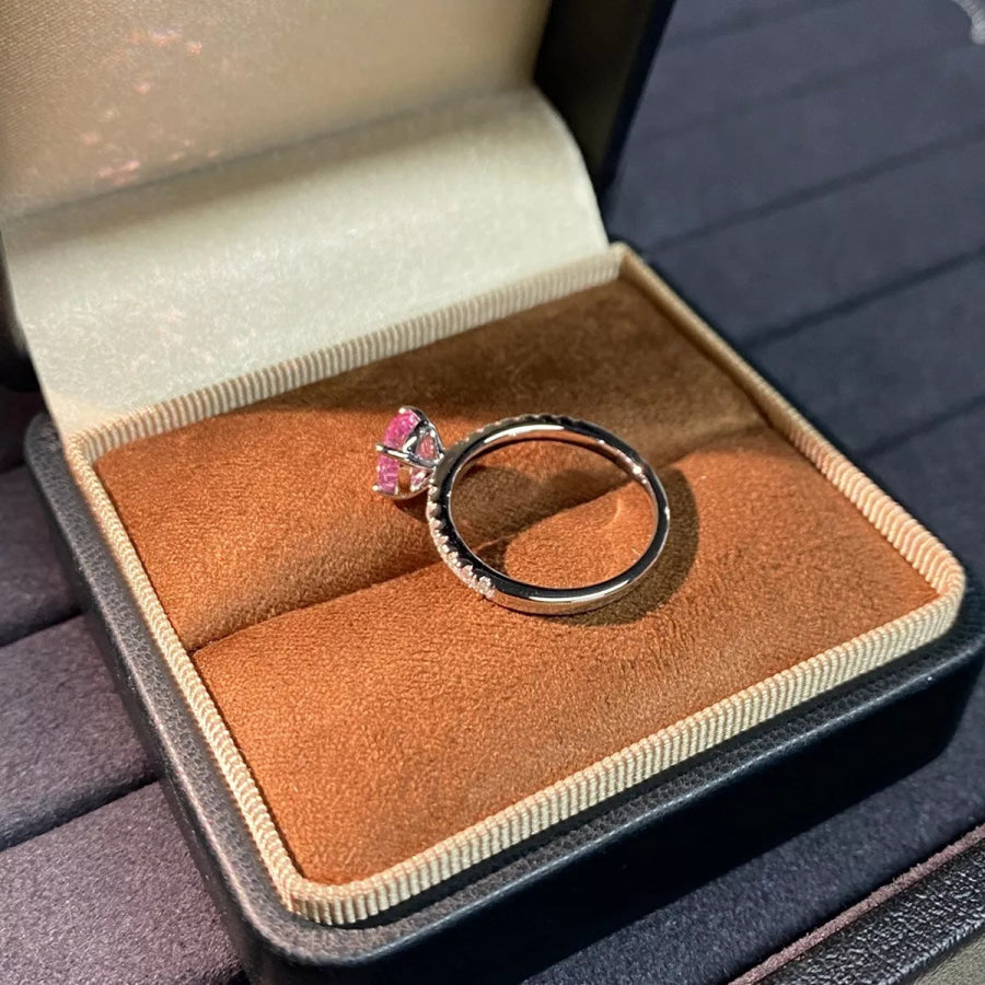 925 Sterling Silver Zircon Ring Apparel and Accessories