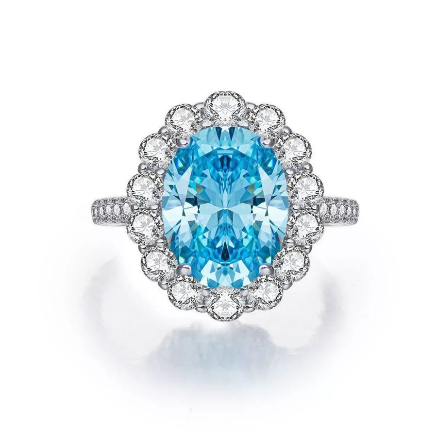 925 Sterling Silver Zircon Ring Apparel and Accessories