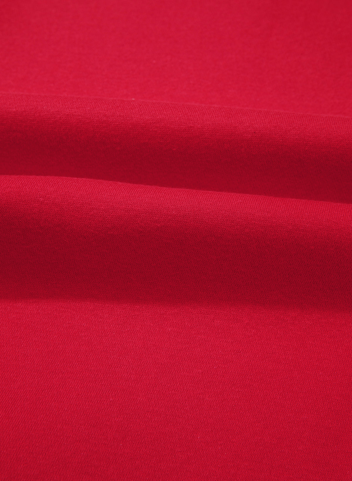 Racing Red Polka Dot Patchwork Round Neck Plus Size Sweatshirt